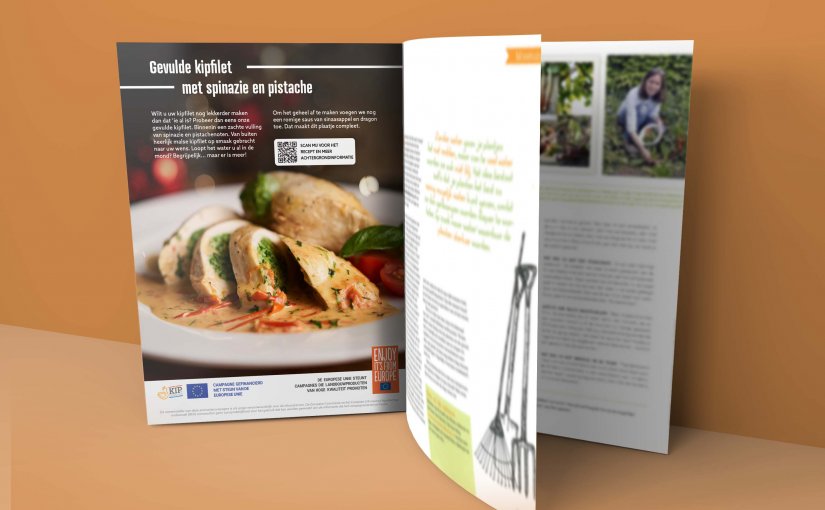 Advertisement magazine mockup